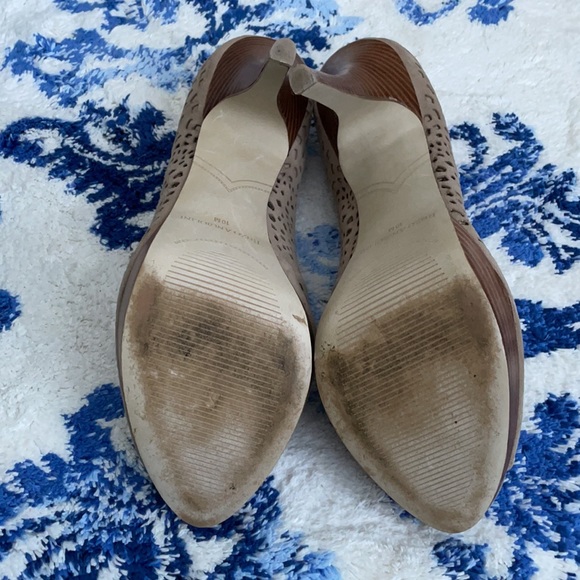 Enzo Angiolini Peep Toe Eyelet Pumps - Picture 6 of 10